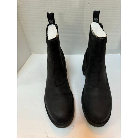 Sorel Women's Hi-Line Heel Chelsea Boots BLACK 10 NEW - Picture 10 of 10